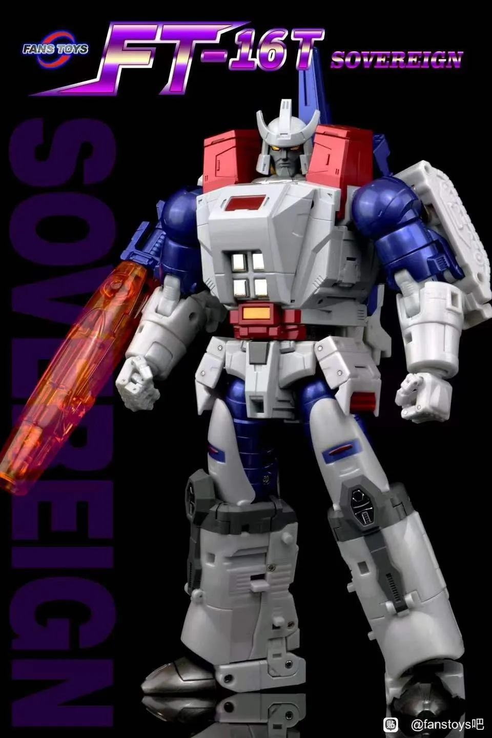 FansToys FT-16T FT16T Sovereign (Not Galvatron, MP Size) G1 Toy Color Version 25cm /10"