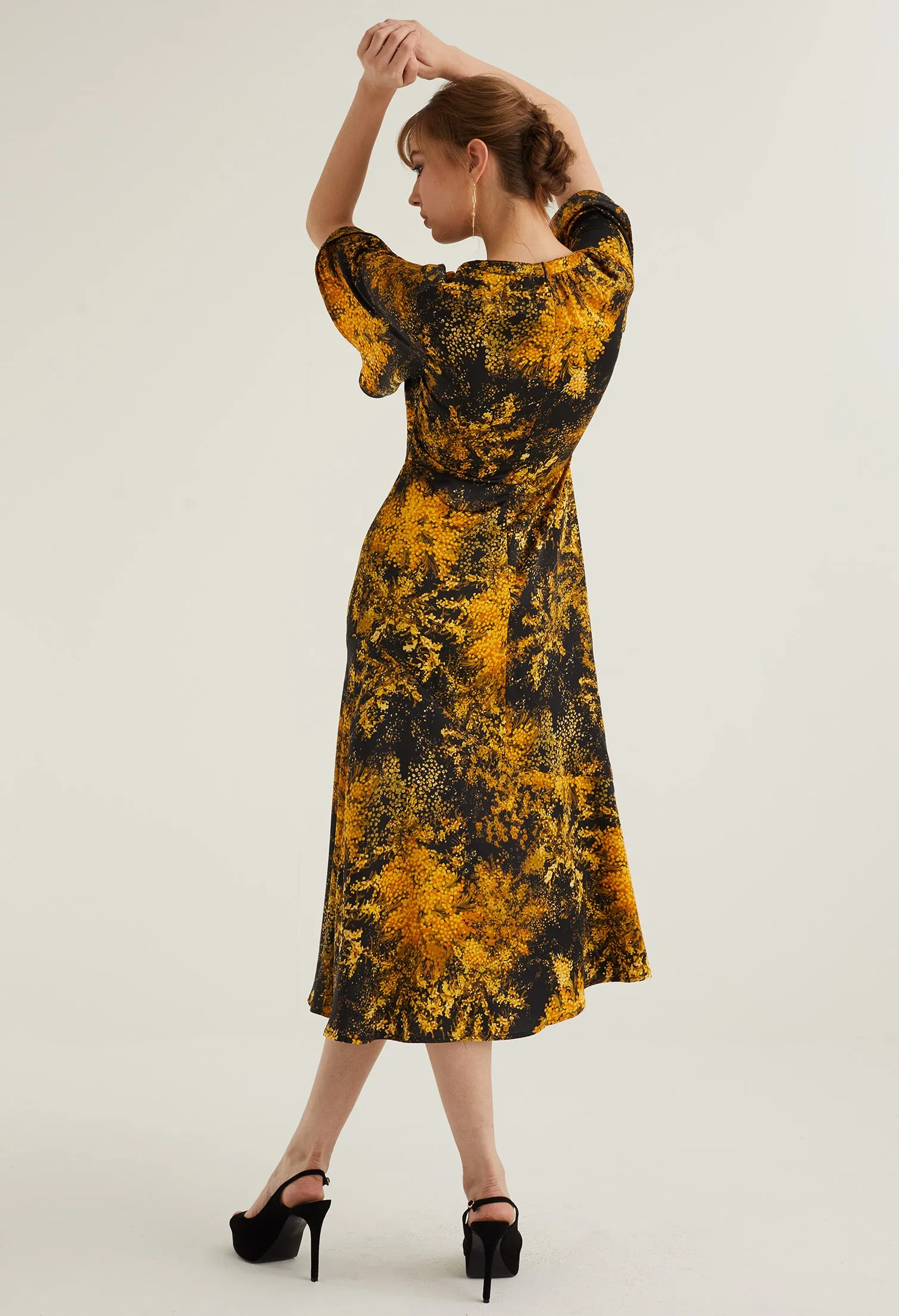 Floral Burst Sheath Dress