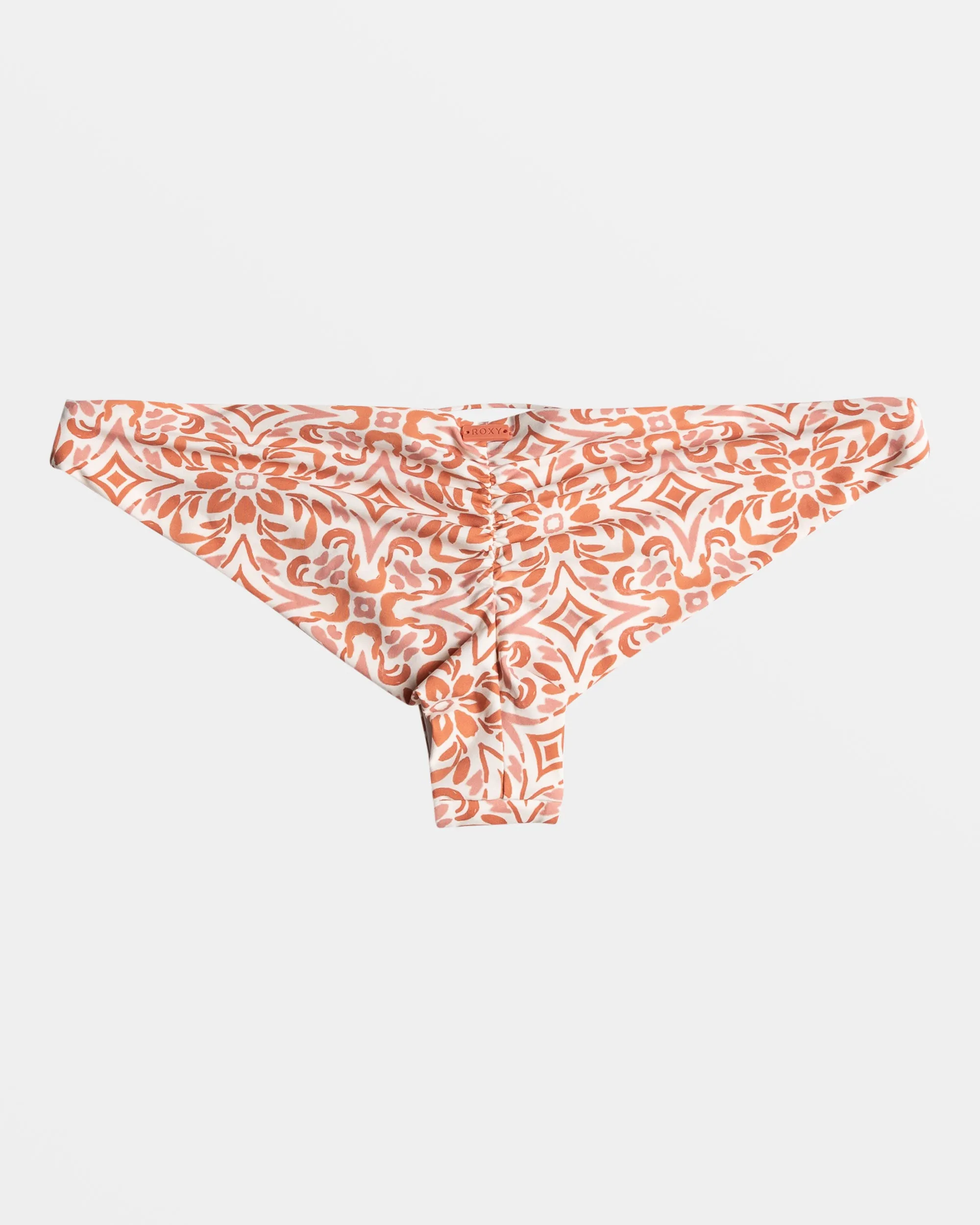 Fresco Tile Cheeky Bikini Bottoms - Cloud Dancer Fresco Tile