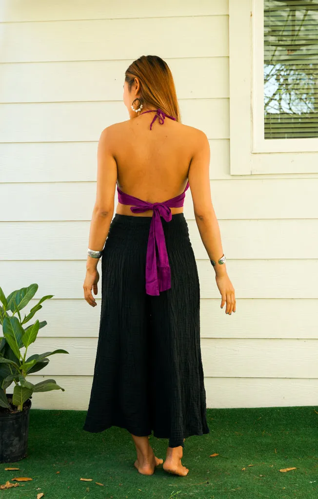 Fuchsia Wrap Top