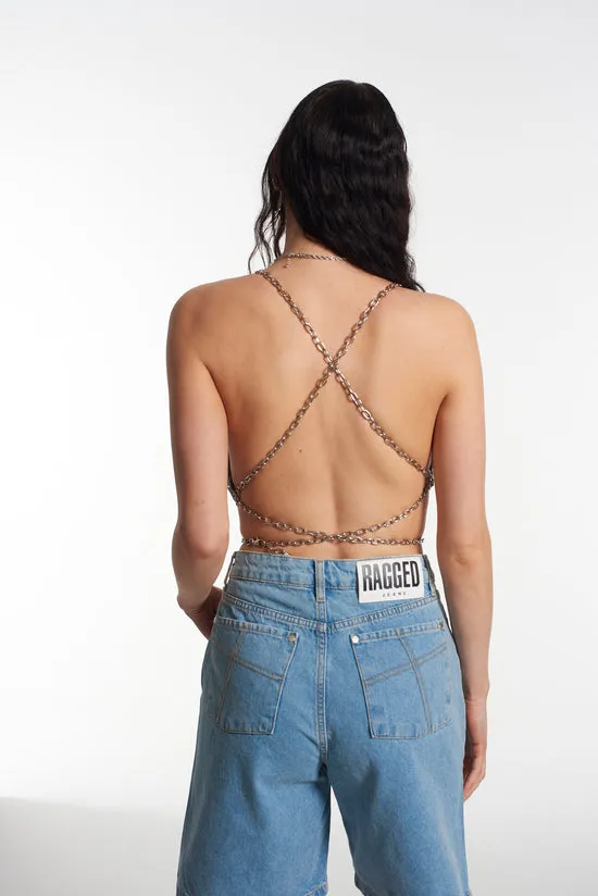 Gwen Denim Bralette