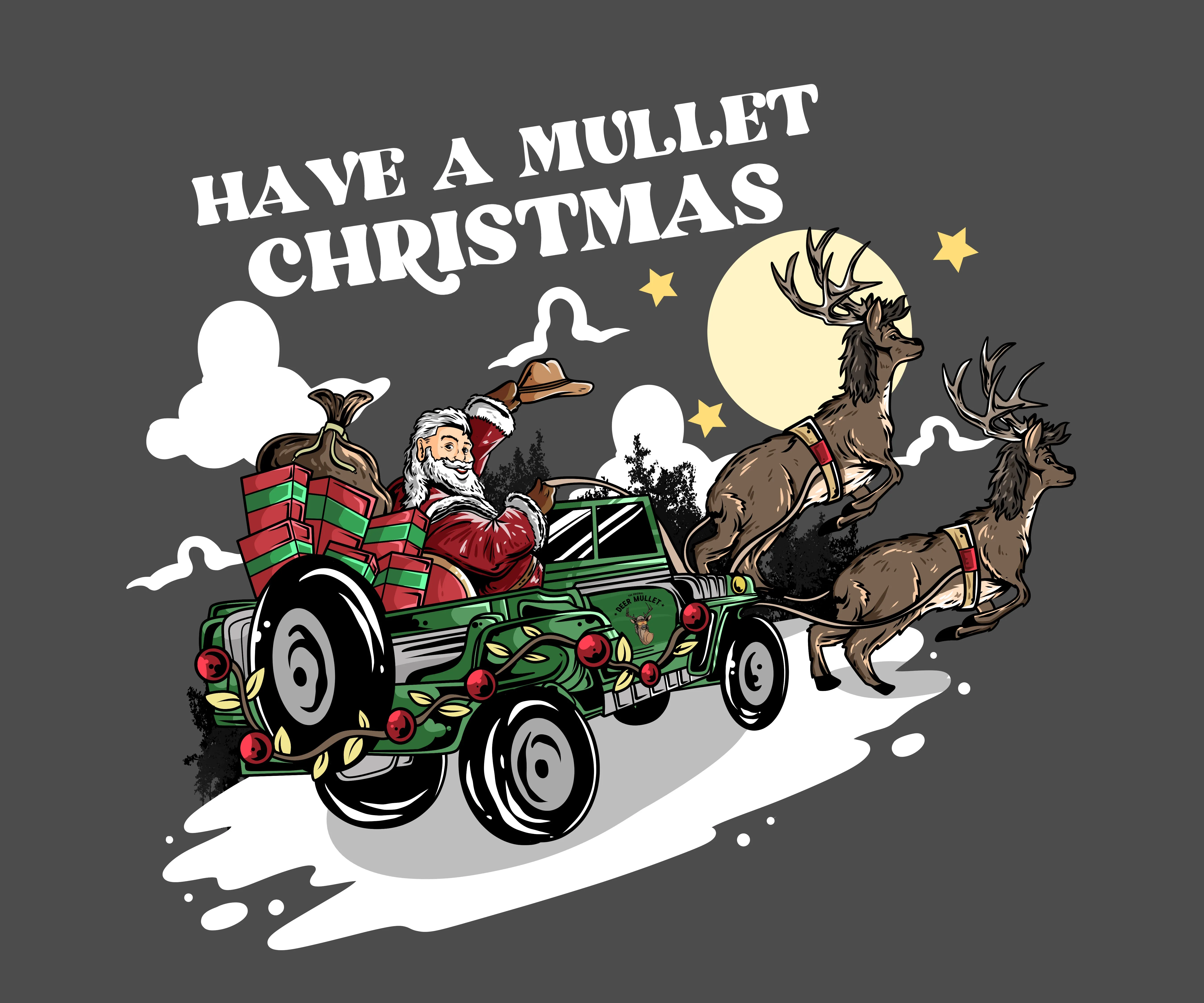 Have a Mullet Christmas Tee