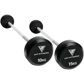 Hit Fitness Round Rubber End Barbell