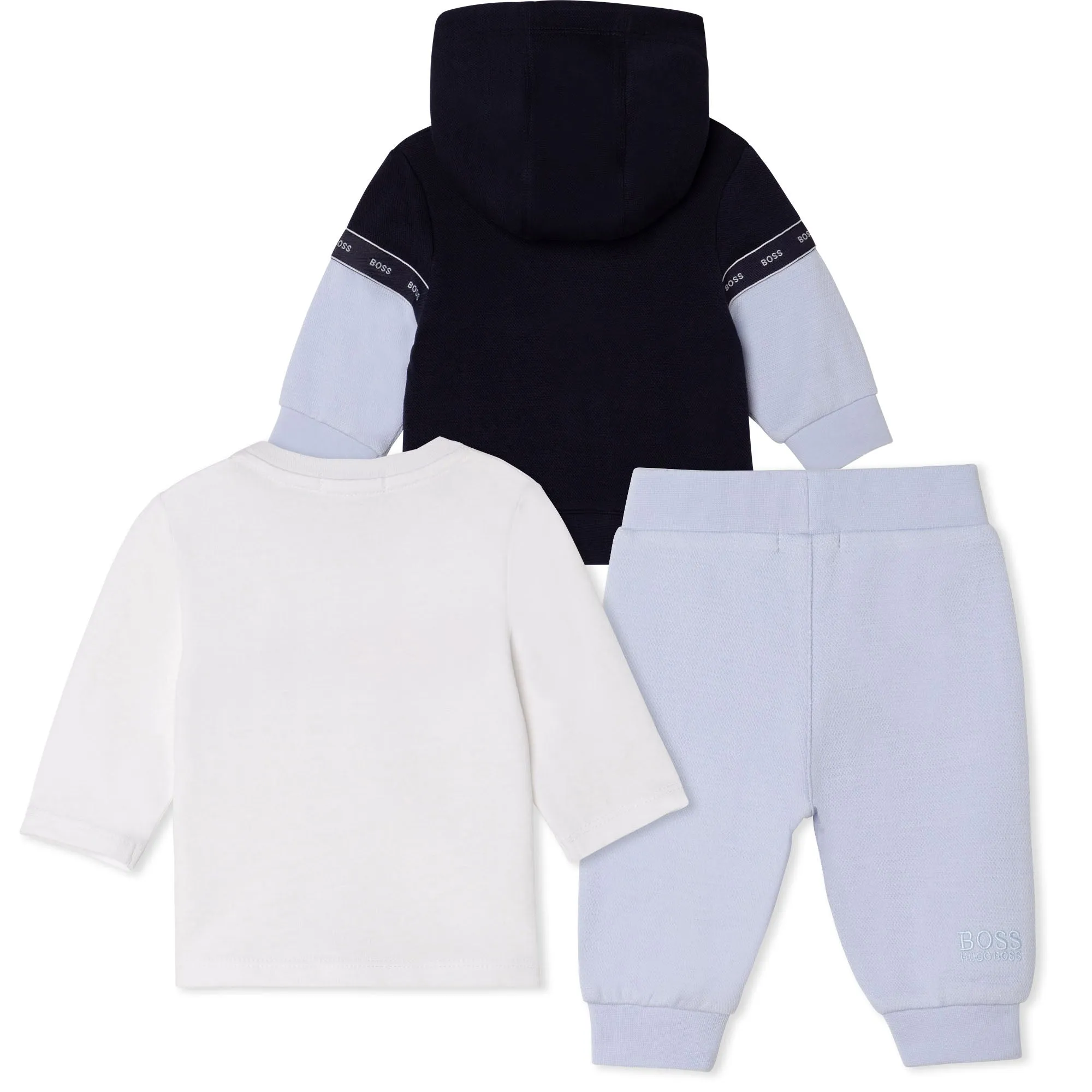 Hugo Boss Baby Boys  T-Shirt Trousers Cardigan Set J98330