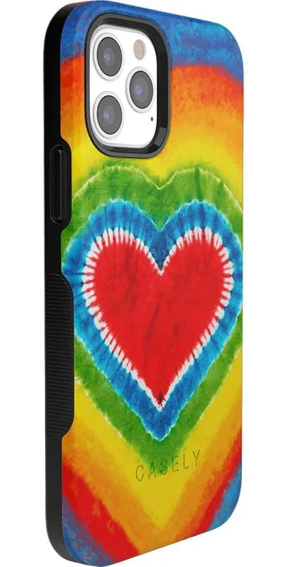 I Heart Tie Dye | Rainbow Heart Case