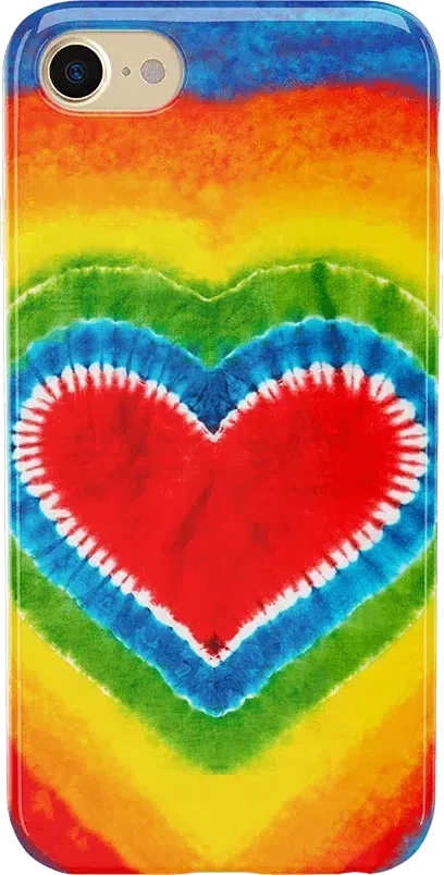 I Heart Tie Dye | Rainbow Heart Case