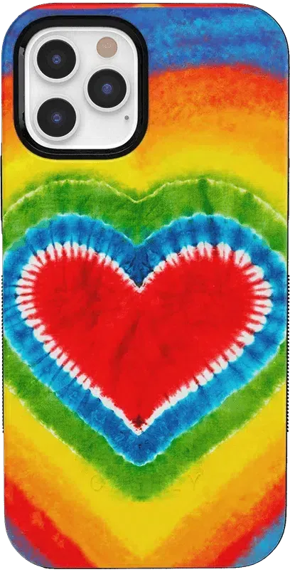 I Heart Tie Dye | Rainbow Heart Case