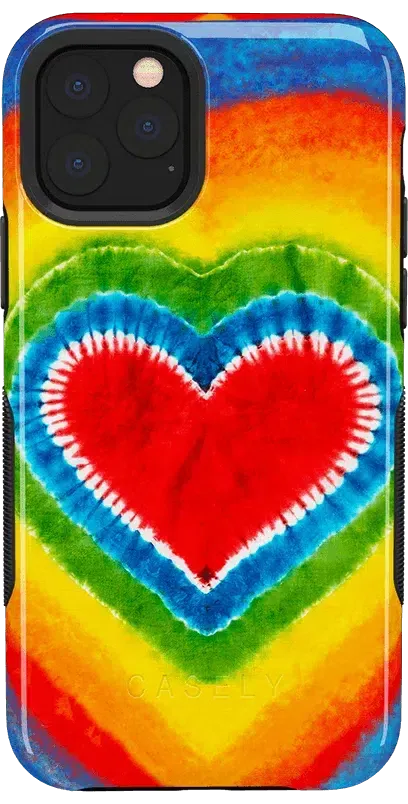 I Heart Tie Dye | Rainbow Heart Case