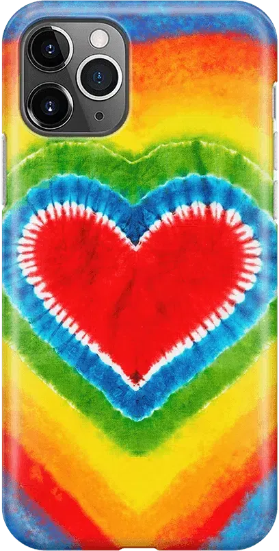 I Heart Tie Dye | Rainbow Heart Case