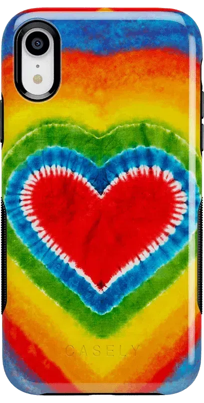 I Heart Tie Dye | Rainbow Heart Case