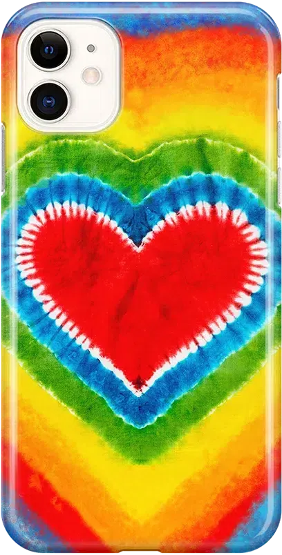 I Heart Tie Dye | Rainbow Heart Case