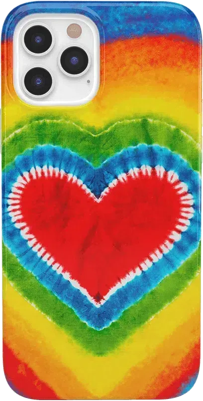 I Heart Tie Dye | Rainbow Heart Case