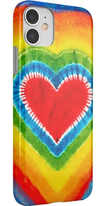 I Heart Tie Dye | Rainbow Heart Case