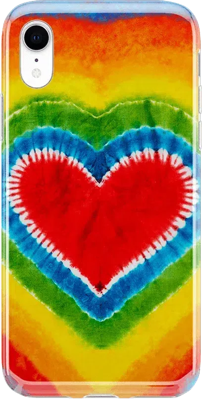 I Heart Tie Dye | Rainbow Heart Case