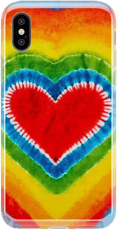 I Heart Tie Dye | Rainbow Heart Case