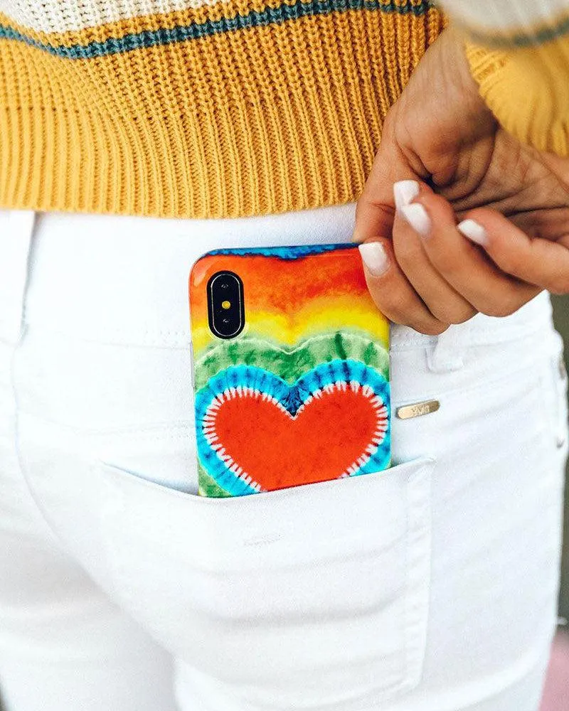 I Heart Tie Dye | Rainbow Heart Case