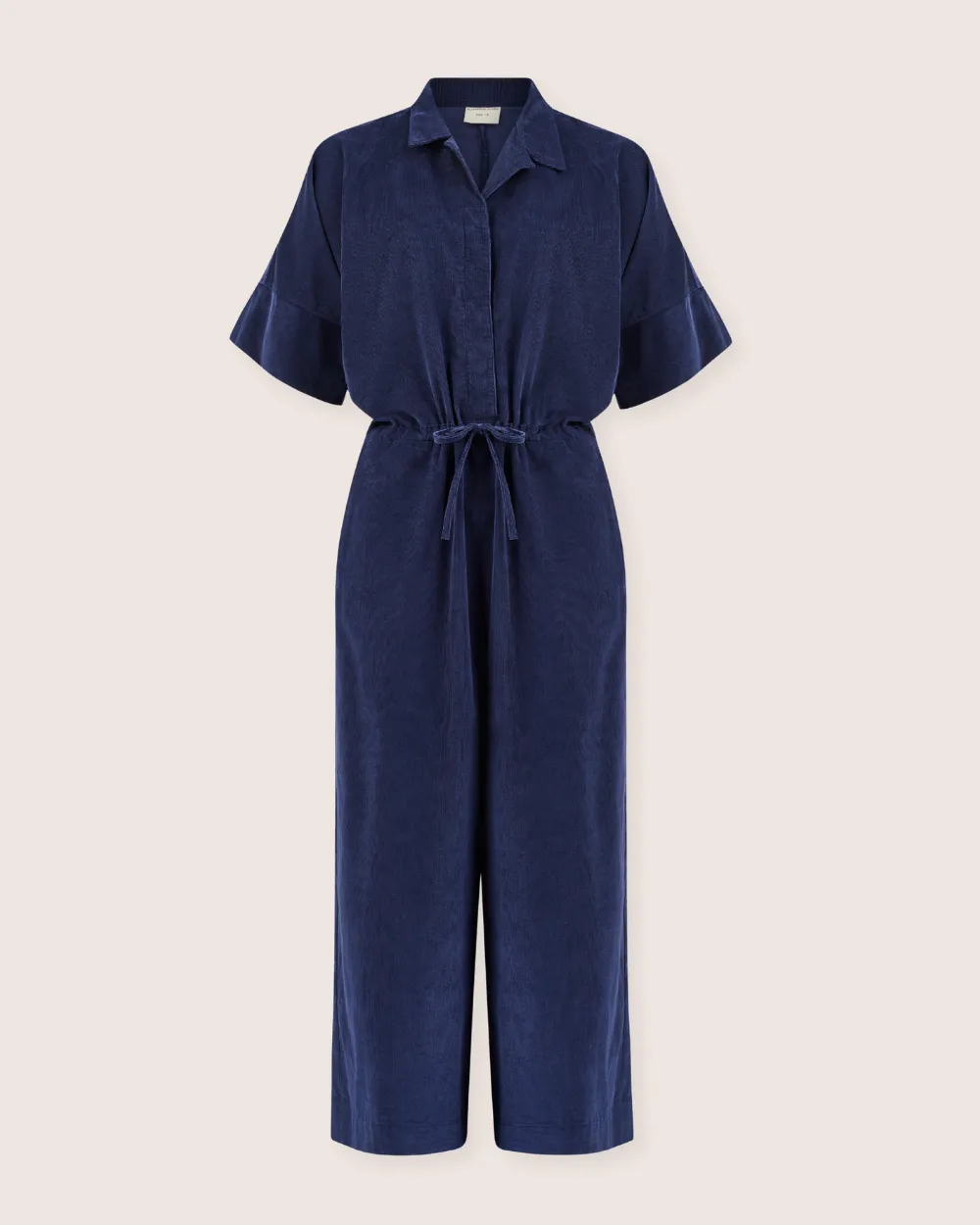 Iris Navy Cord Jumpsuit