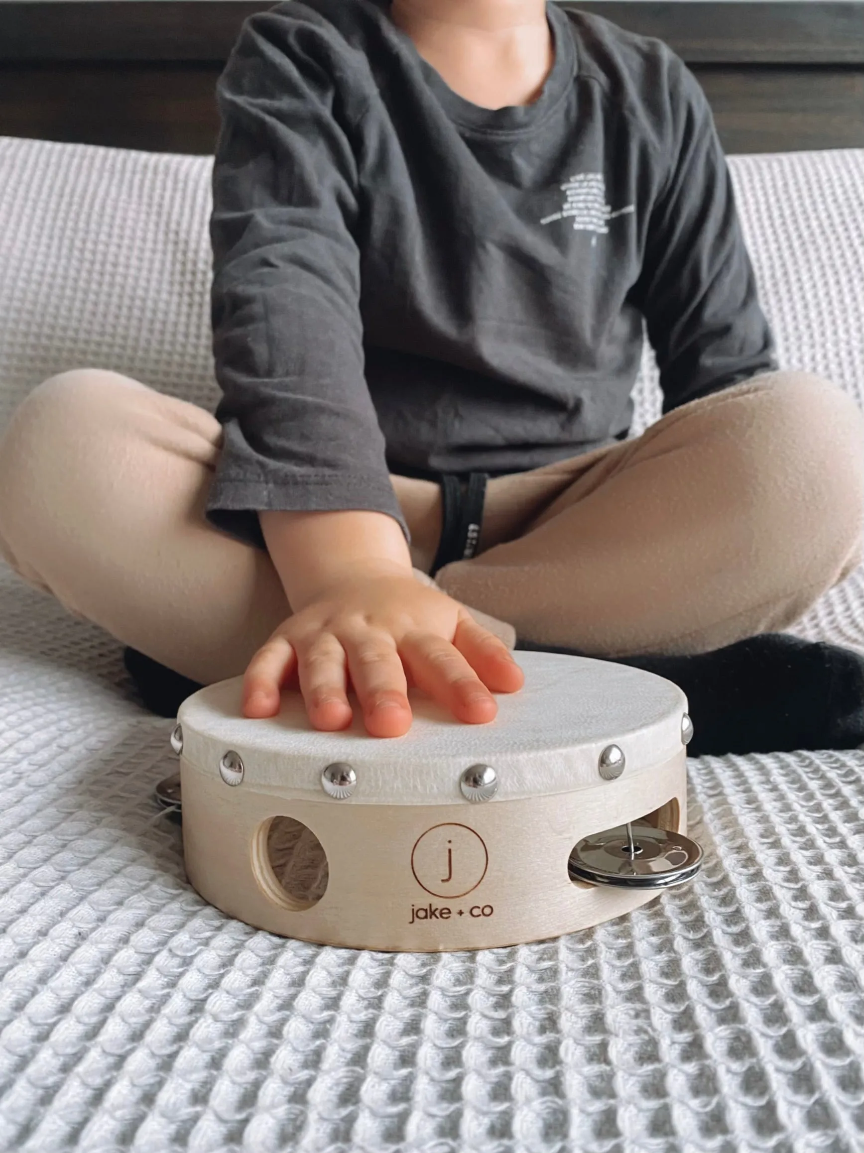 Jake   Co Tambourine with Lid