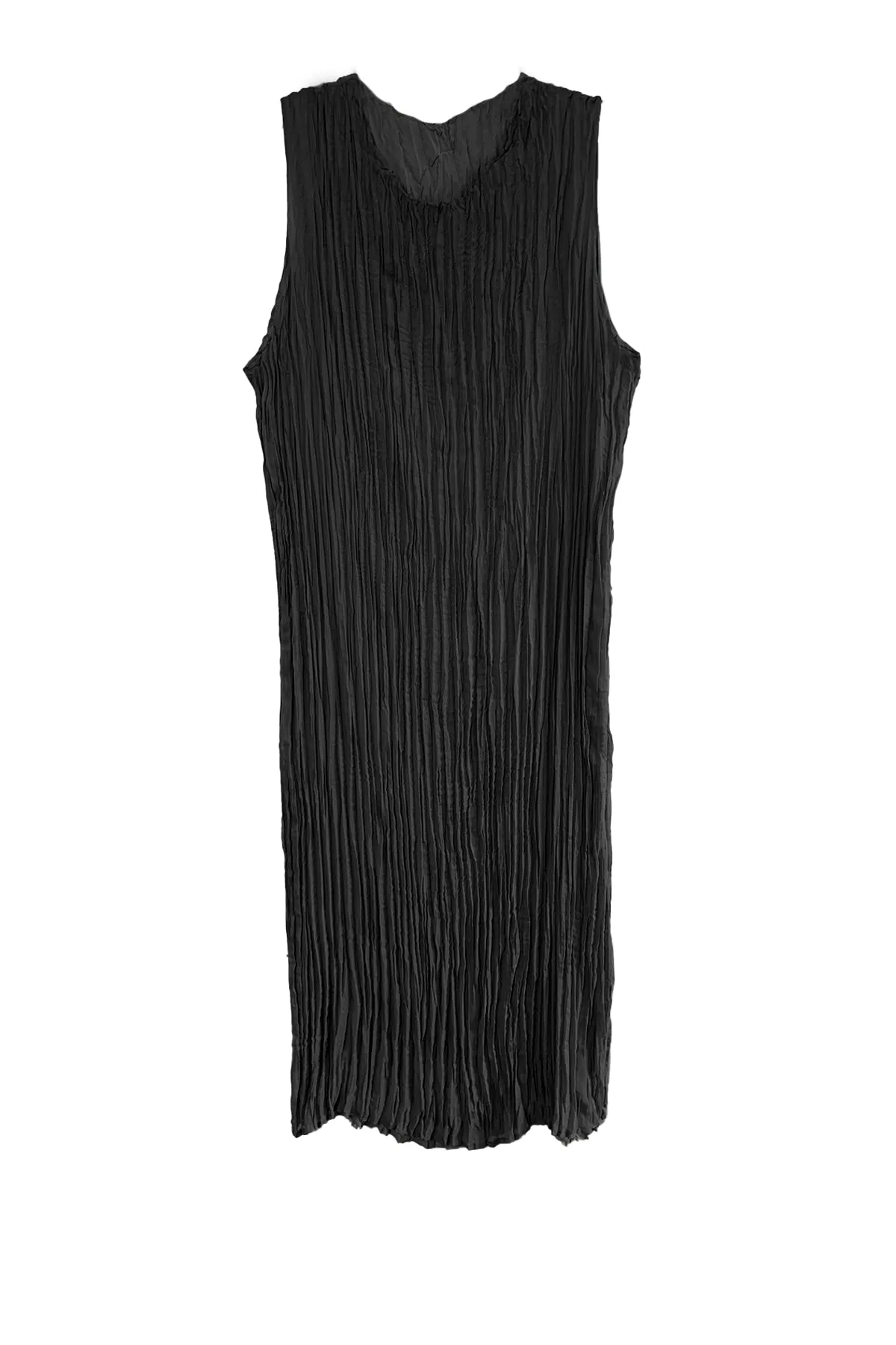 Jaya Pleated Dress- Black