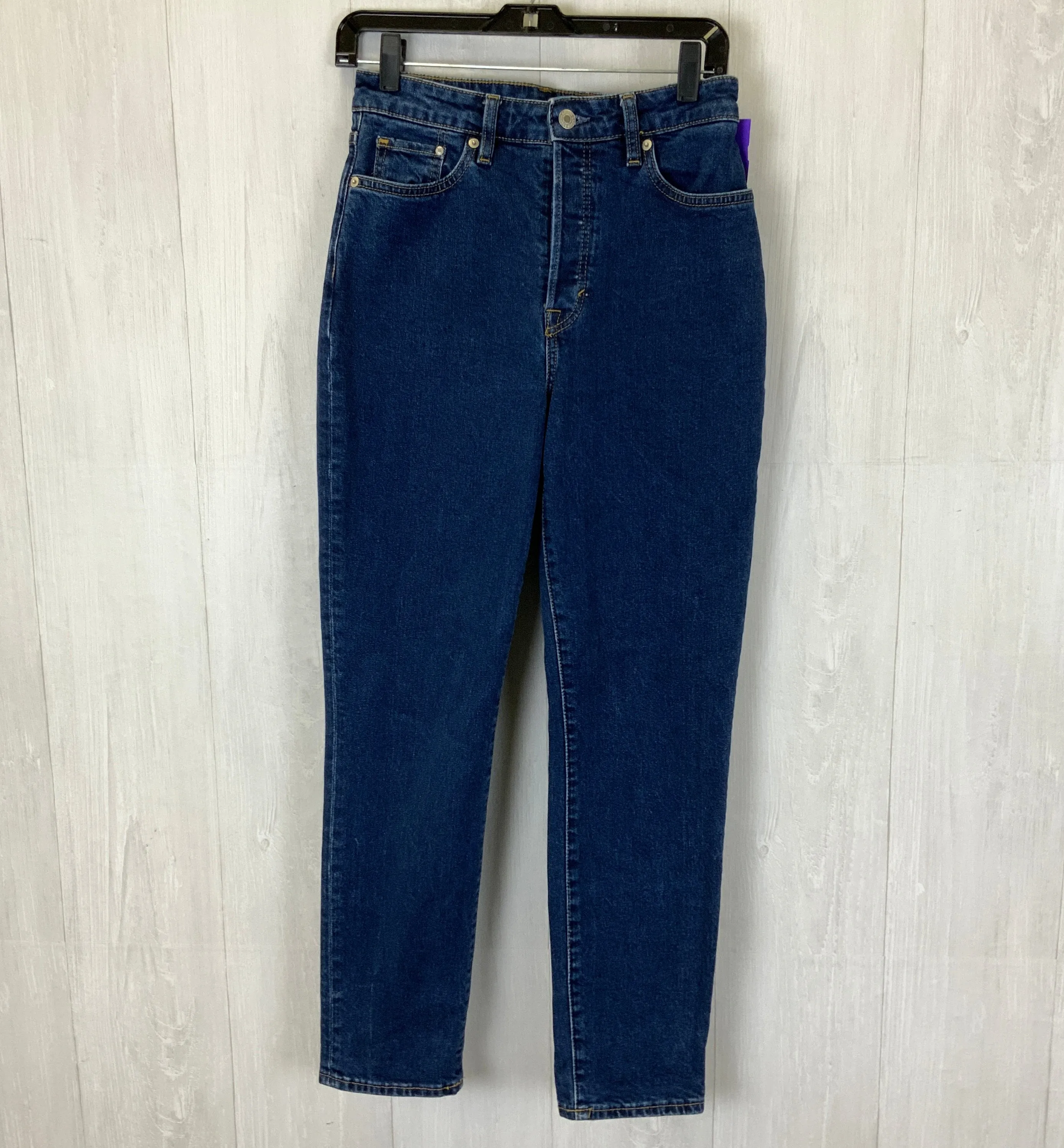 Jeans Boyfriend By H&m In Blue Denim, Size: 6