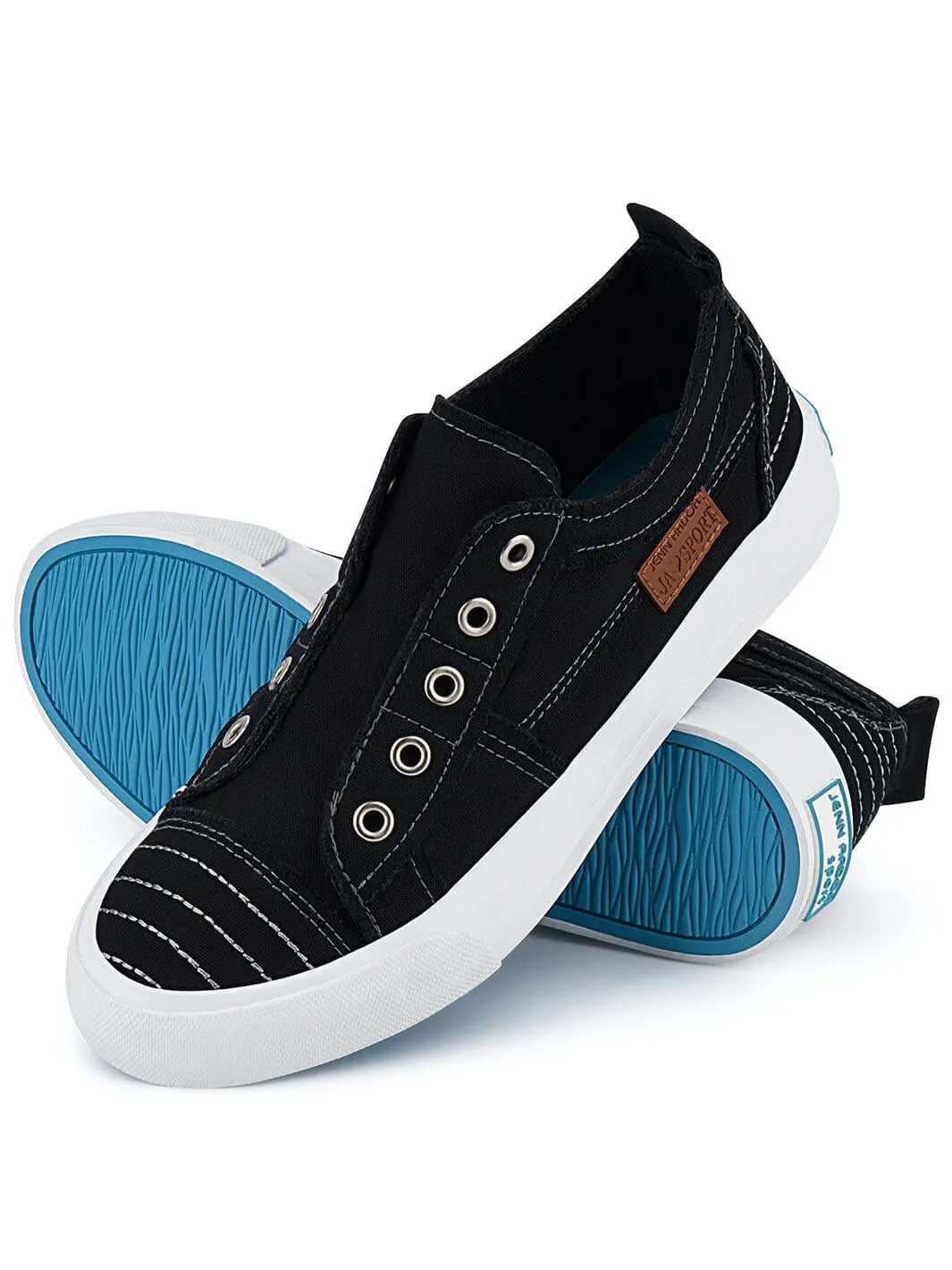 JENN ARDOR Women Low-Top Tennis Canvas Sneaker