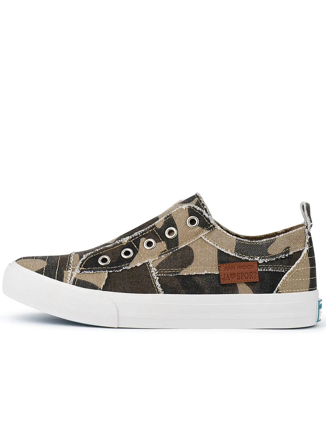 JENN ARDOR Women Low-Top Tennis Canvas Sneaker