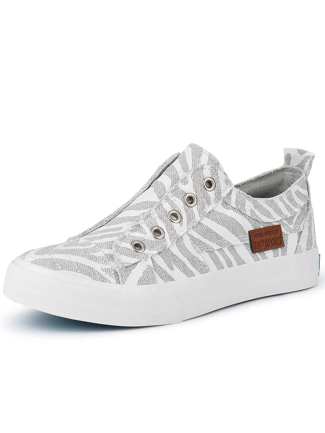 JENN ARDOR Women Low-Top Tennis Canvas Sneaker