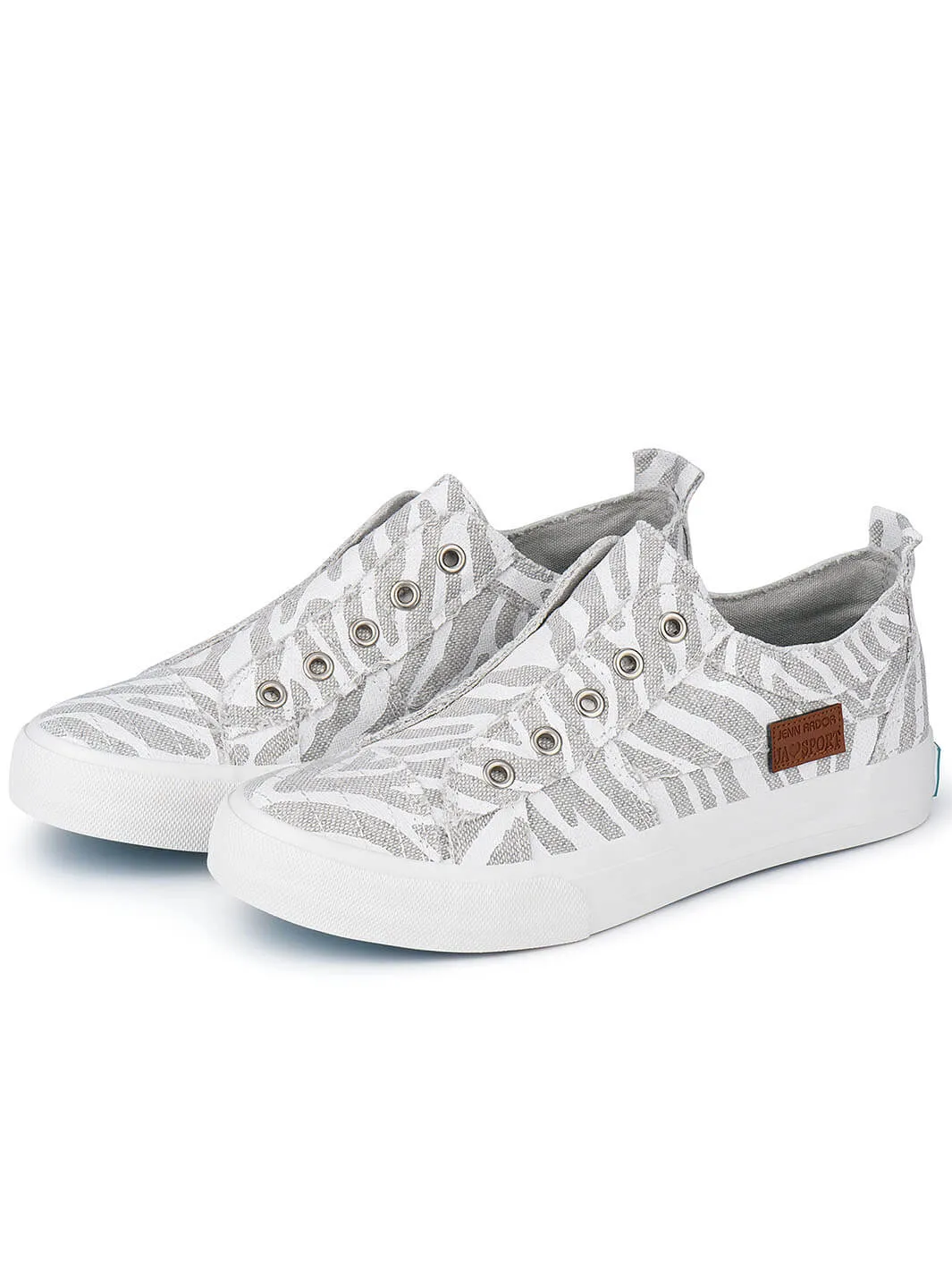 JENN ARDOR Women Low-Top Tennis Canvas Sneaker