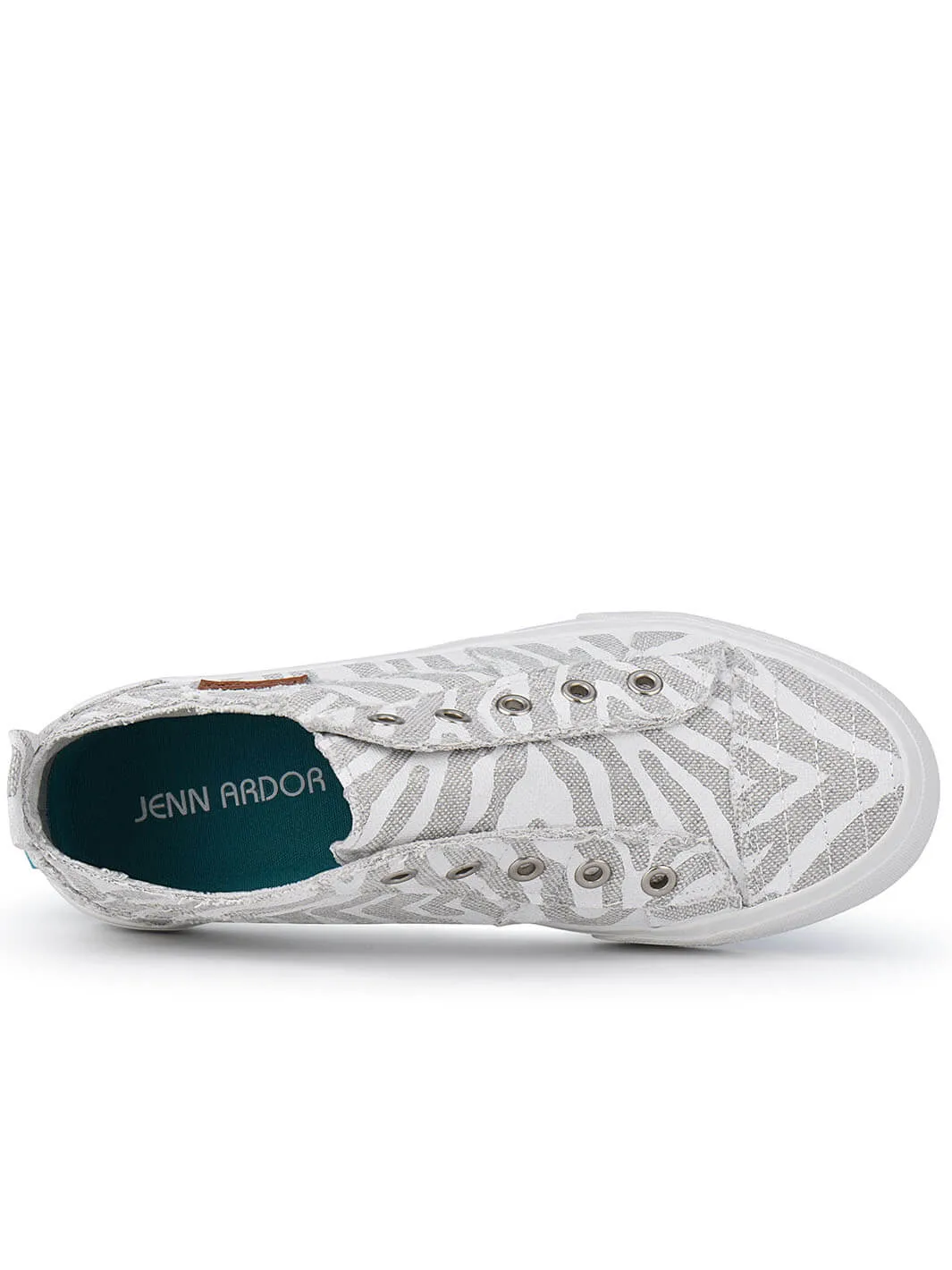 JENN ARDOR Women Low-Top Tennis Canvas Sneaker