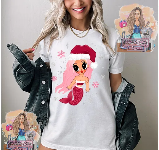 KarolG Sirenita XMAS White Tee