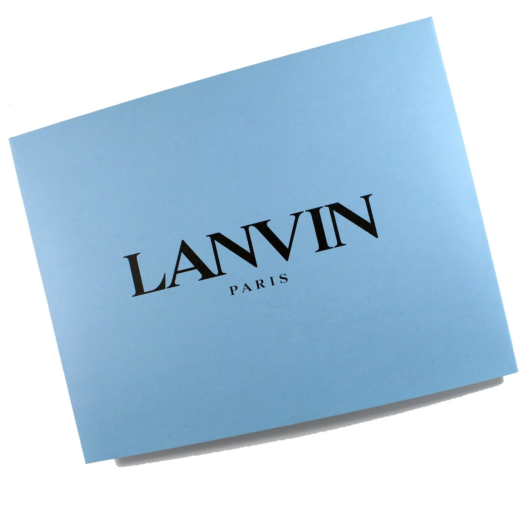 Lanvin Scarf Black Logo Beach Design - Chiffon Silk Shawl FINAL SALE