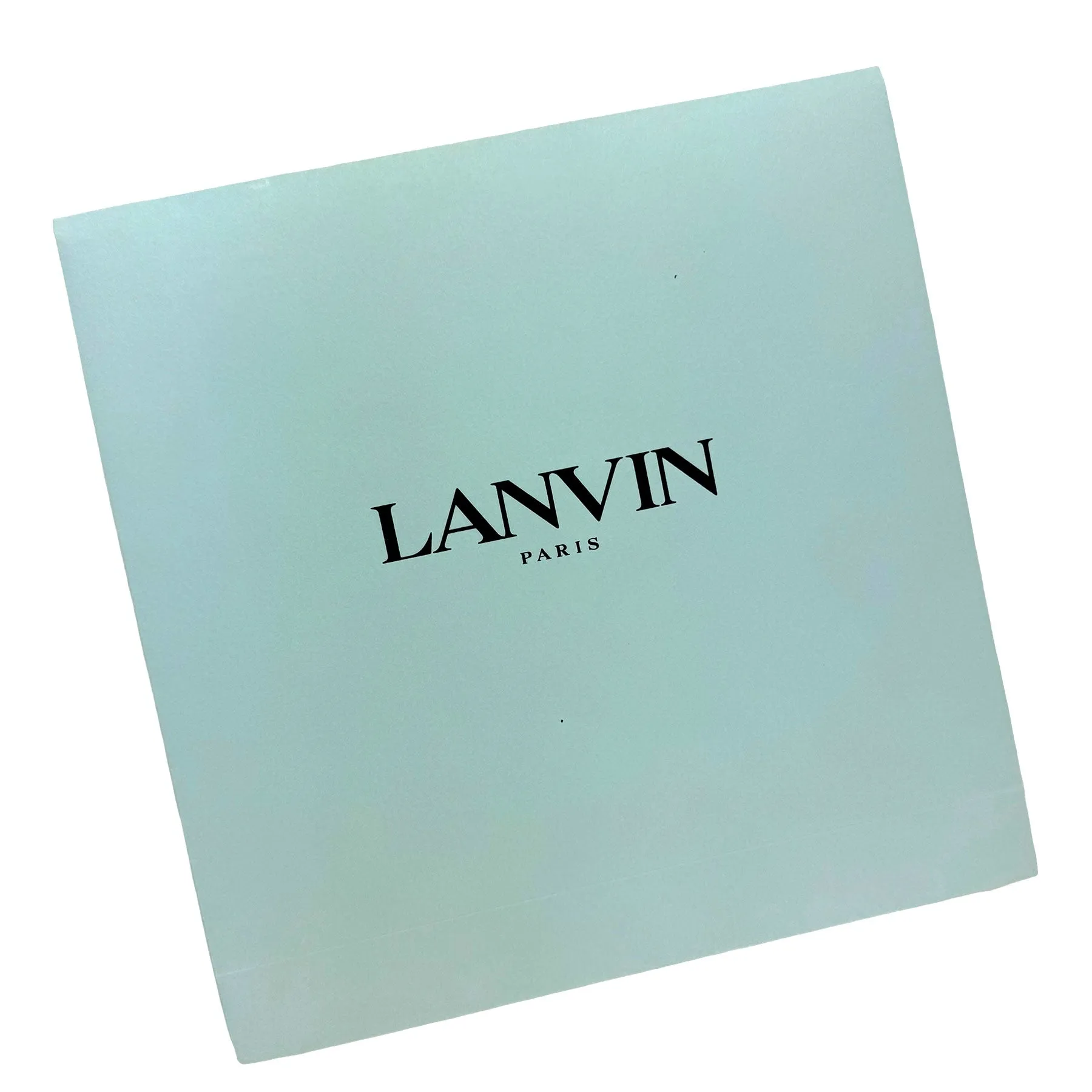 Lanvin Scarf Pink Logo Beach Design - Twill Silk Square Foulard SALE