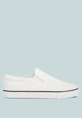 Laszlo Canvas Slip On Sneakers