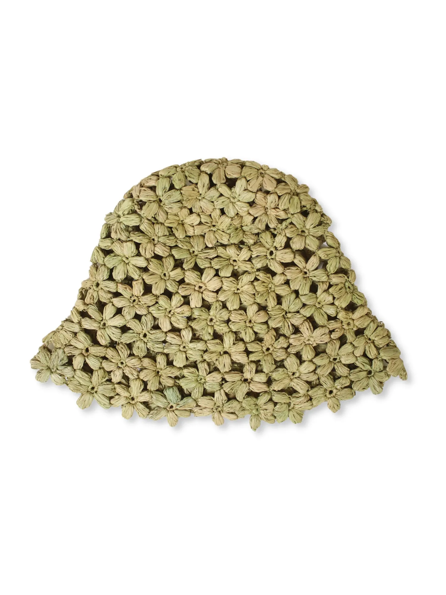 Malagasy Daisy Raffia Bucket hat