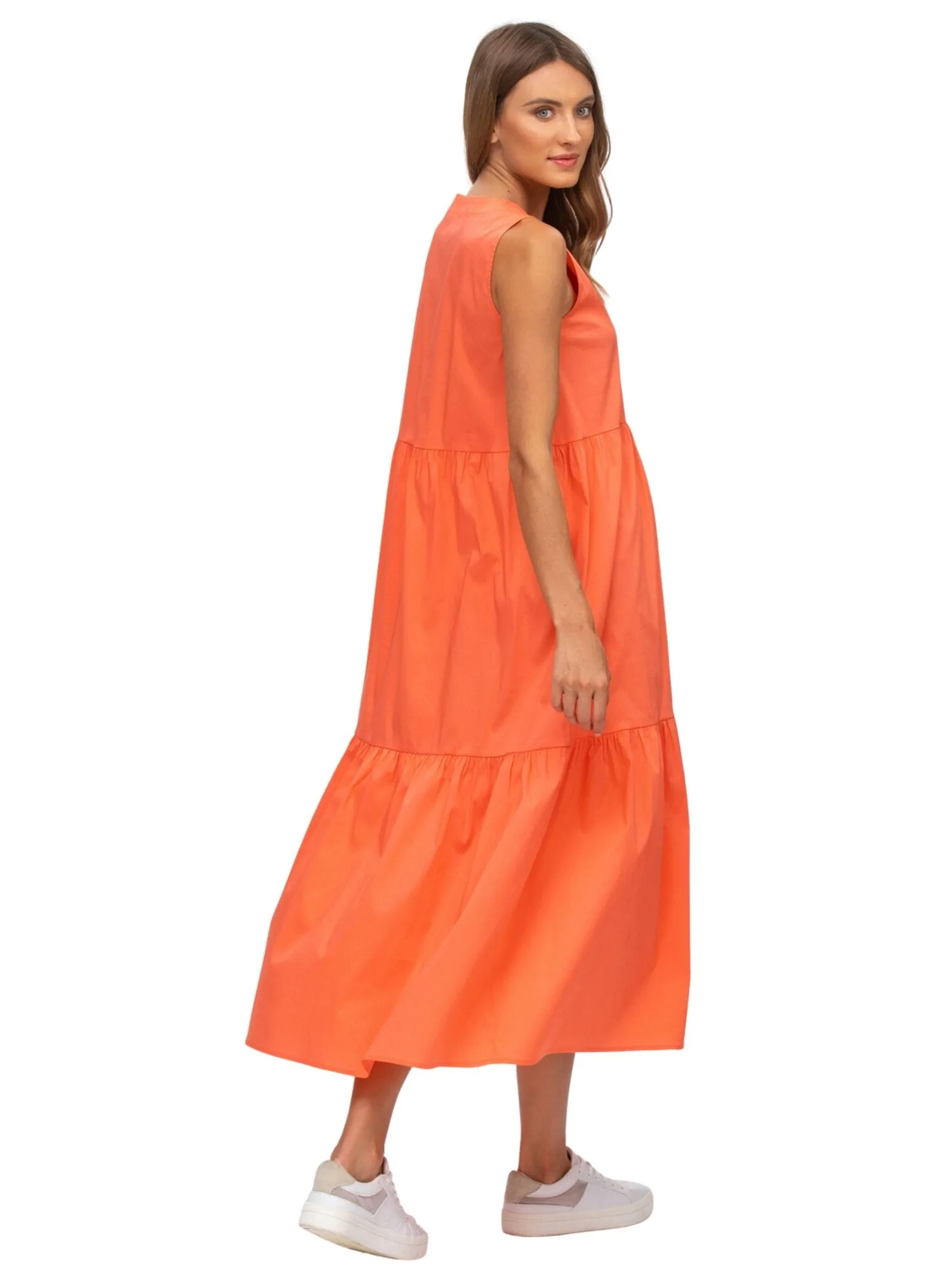 Melody Maternity Maxi Dress - Paradise Coral