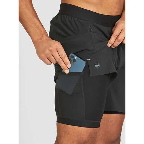 Men's 7" AFO Traverse 2-in-1 Running Short - Midnight