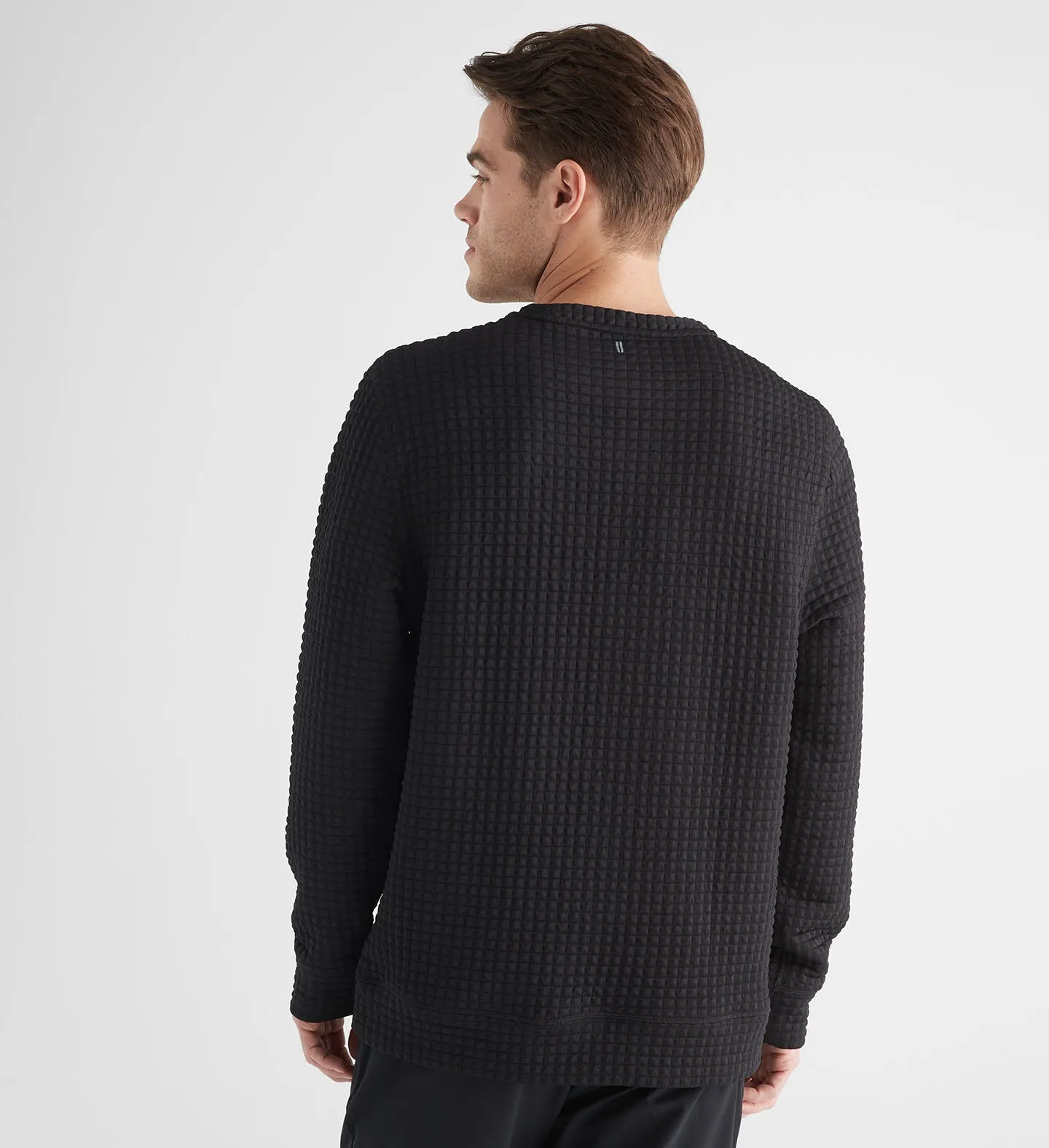 Men's Quilted Crew Pullover