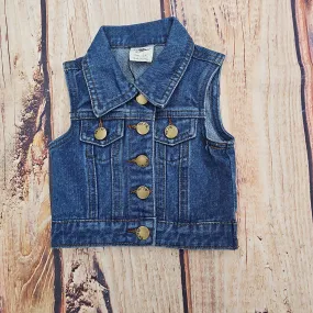 ML KIDS BASIC DENIM VEST