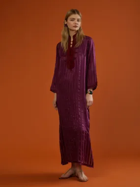 Moroccan Aziza silk kaftan