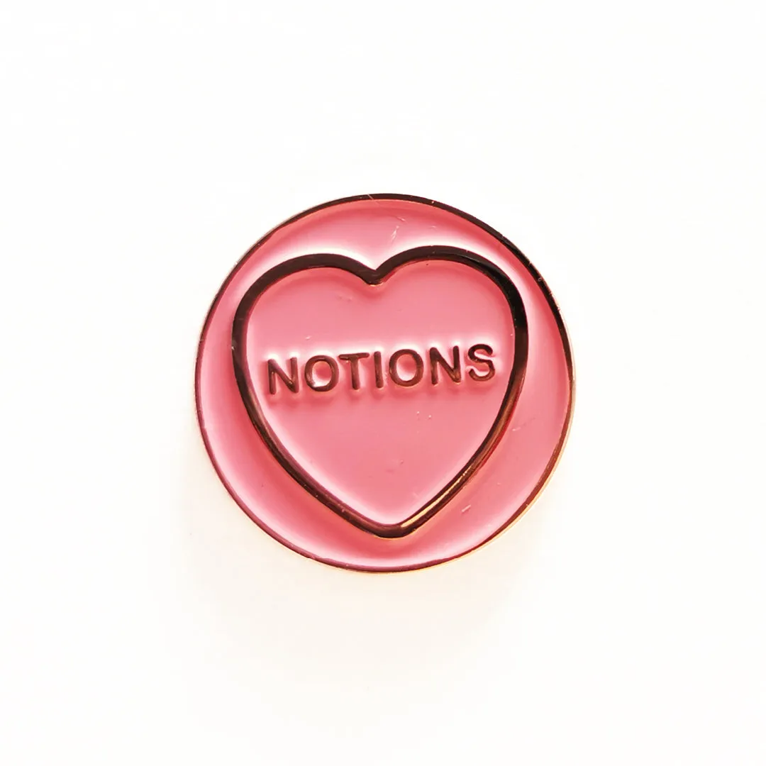 Notions Enamel Pin