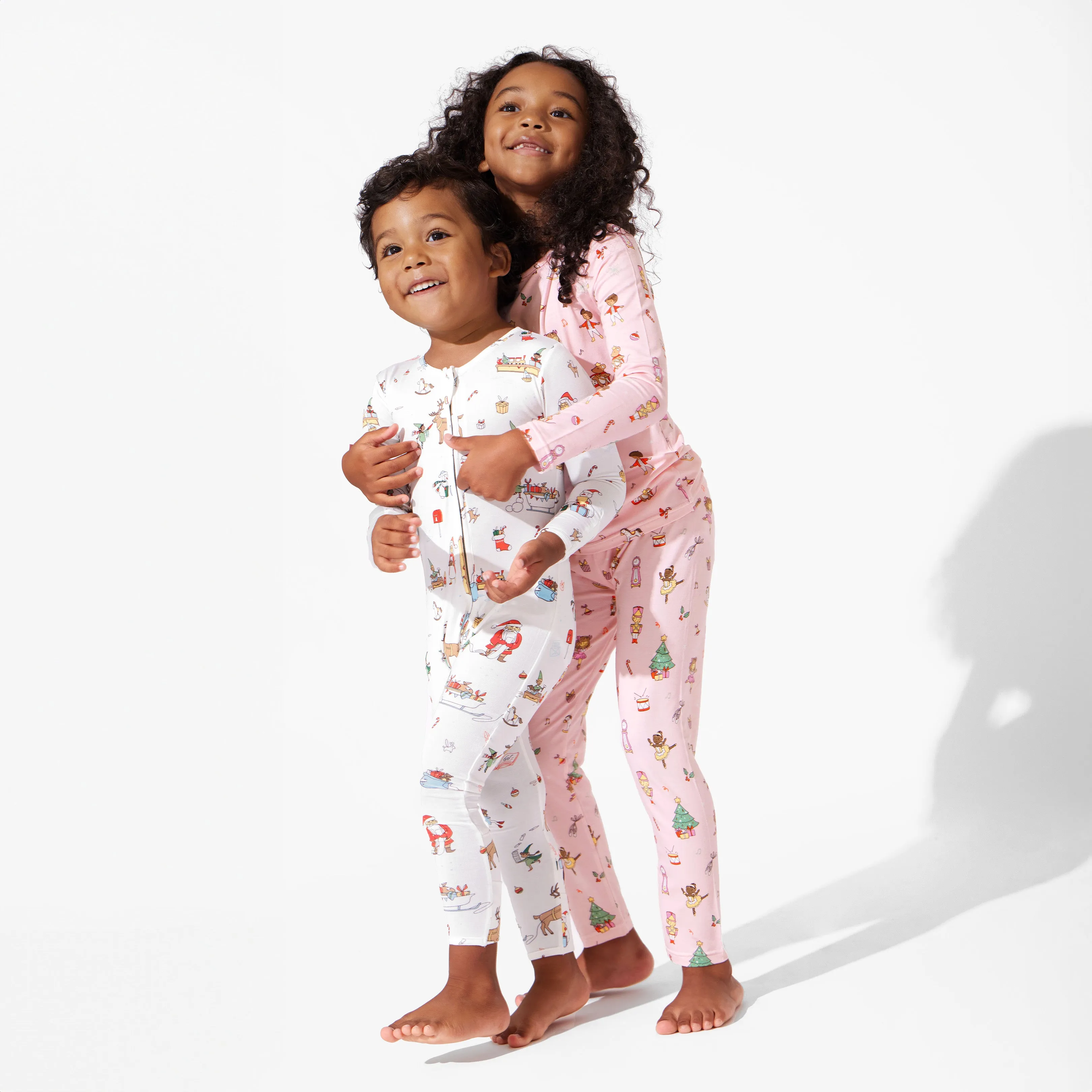 Nutcracker Pink Bamboo Kids Pajamas