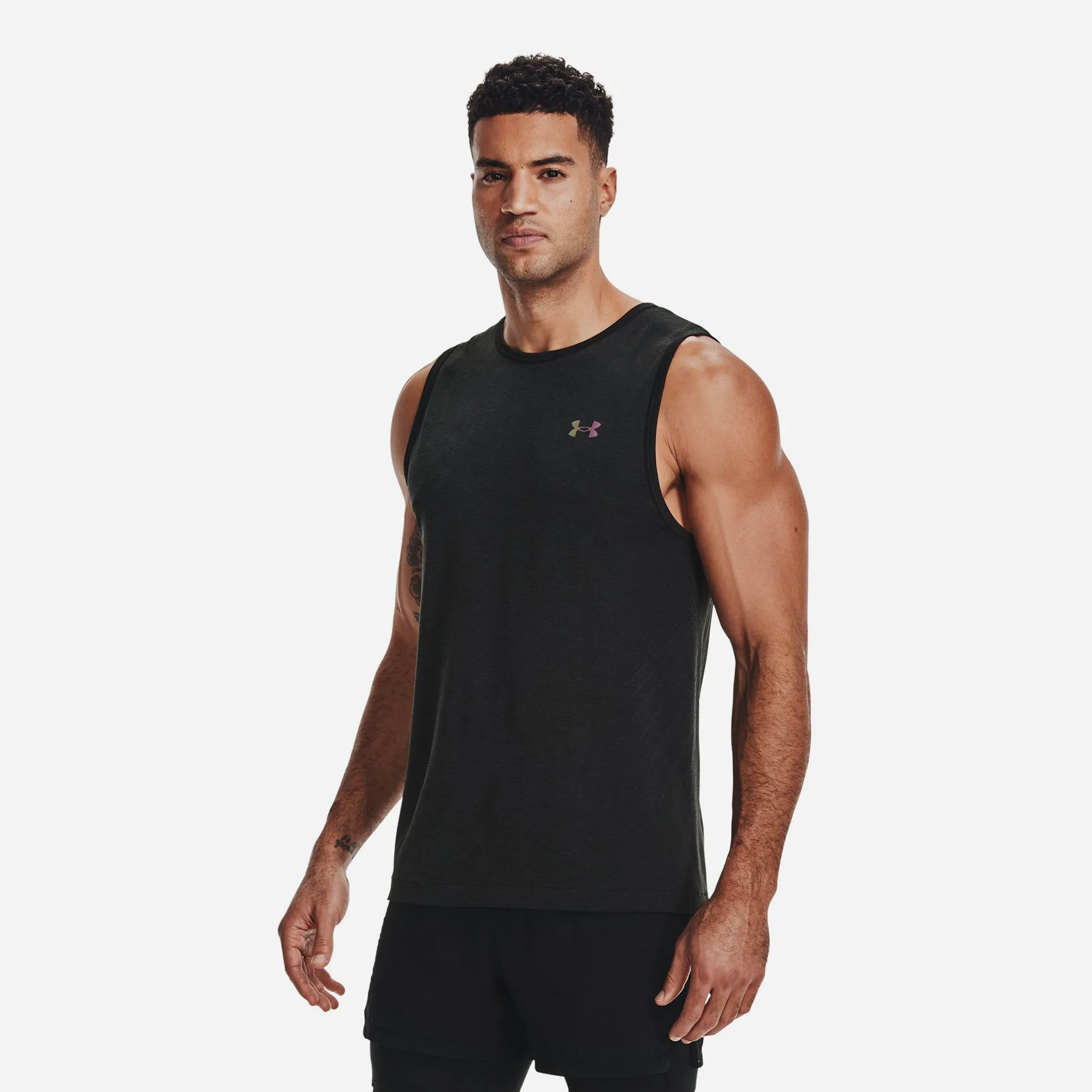 Áo Ba Lỗ Nam Under Armour Rush™ Seamless - Đen