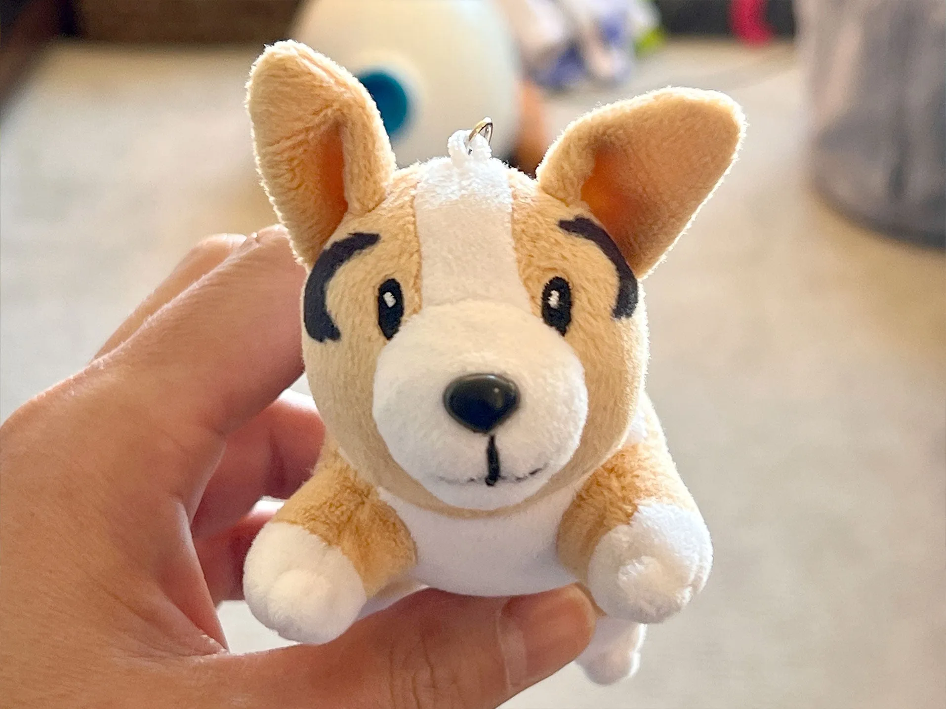 Official Gatsby Corgi Plush Keychain