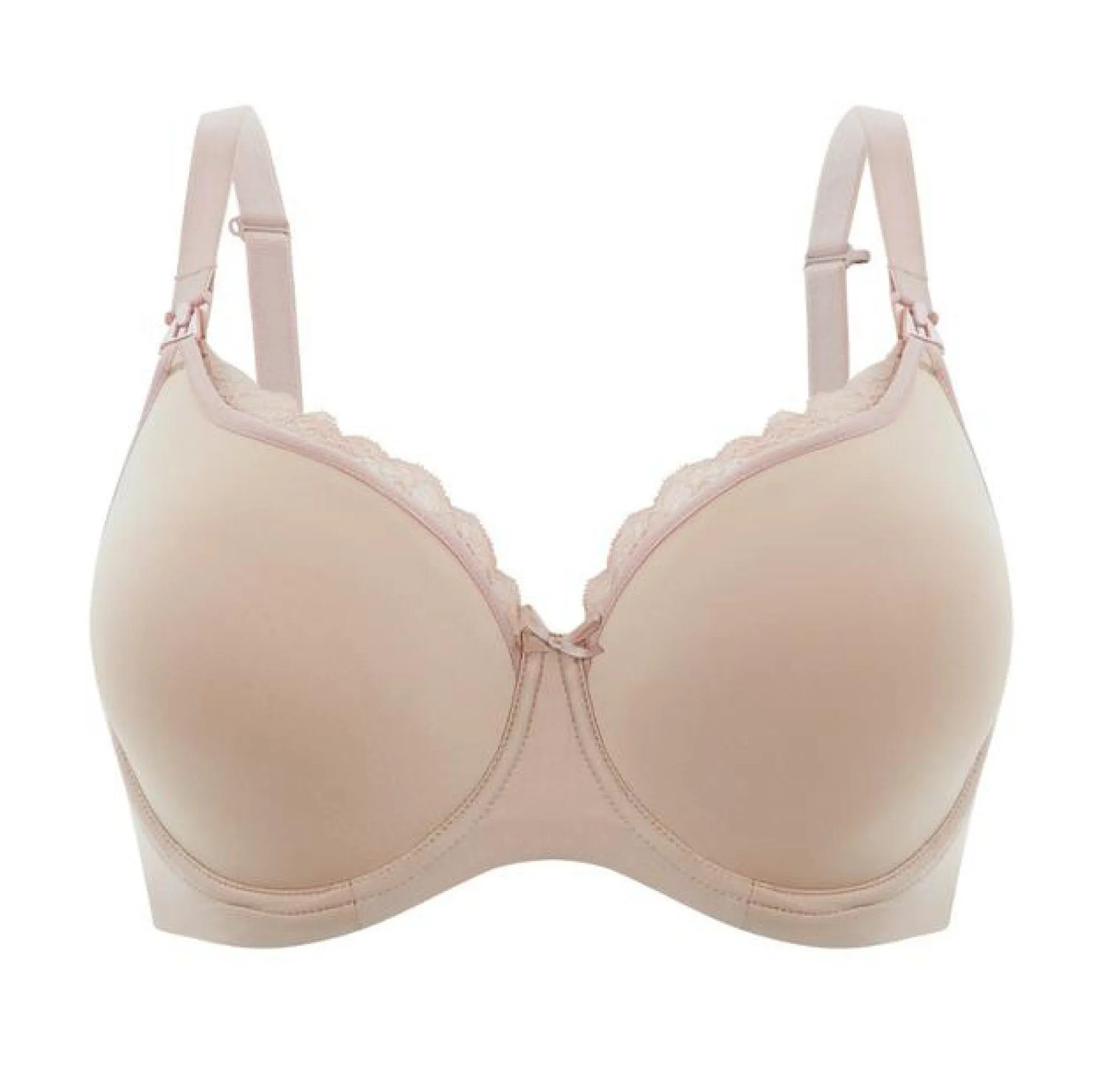 Padded t-shirt nursing bra