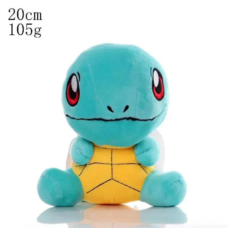 Pokemon Plush Toys: Pikachu, Squirtle, Charmander, Bulbasaur, Charizard, Gengar, Mewtwo - Adorable Stuffed Dolls, Perfect for Kawaii Collections, Hobbies, and Gifts for Kids.