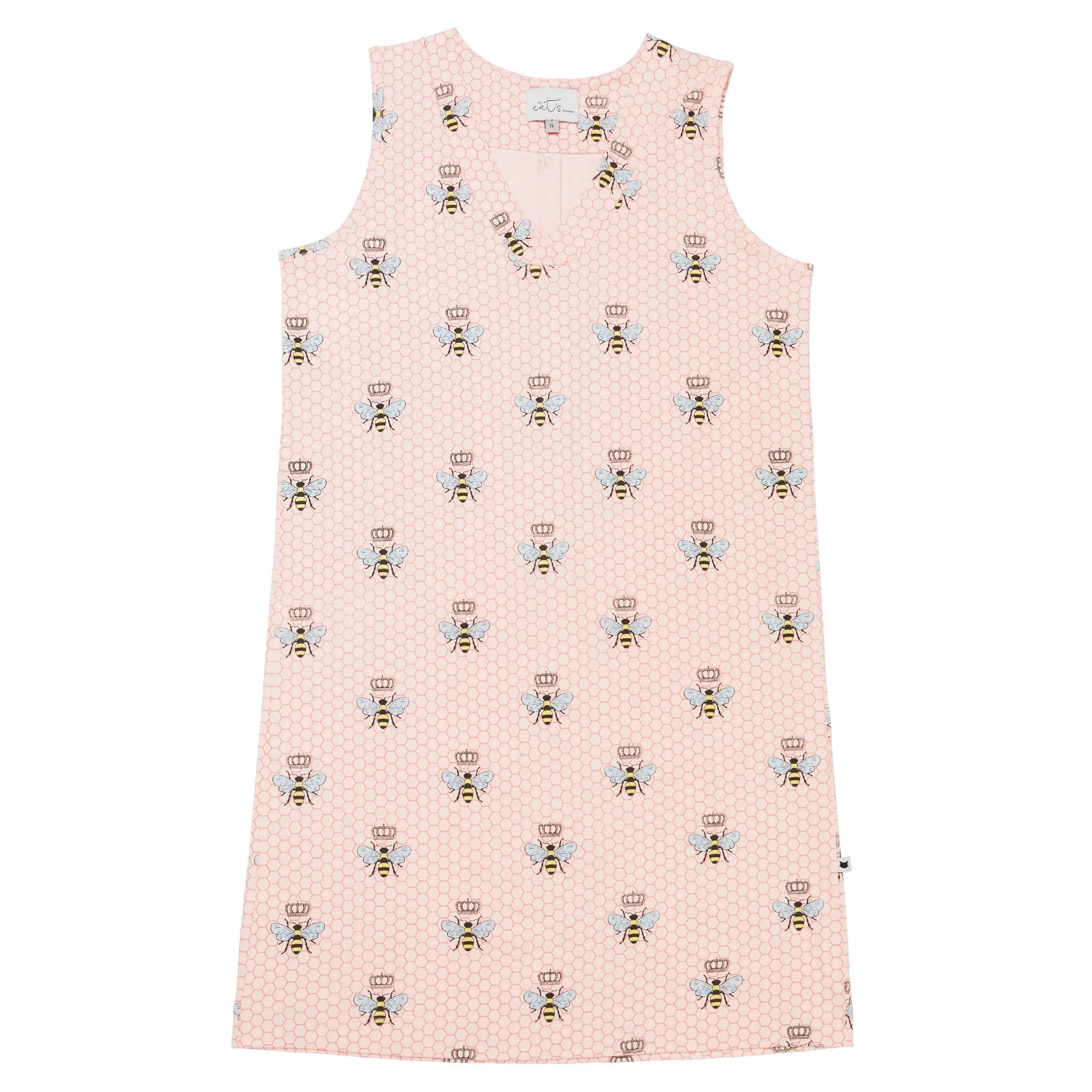 Queen Bee Pima Knit Nightgown - Pink