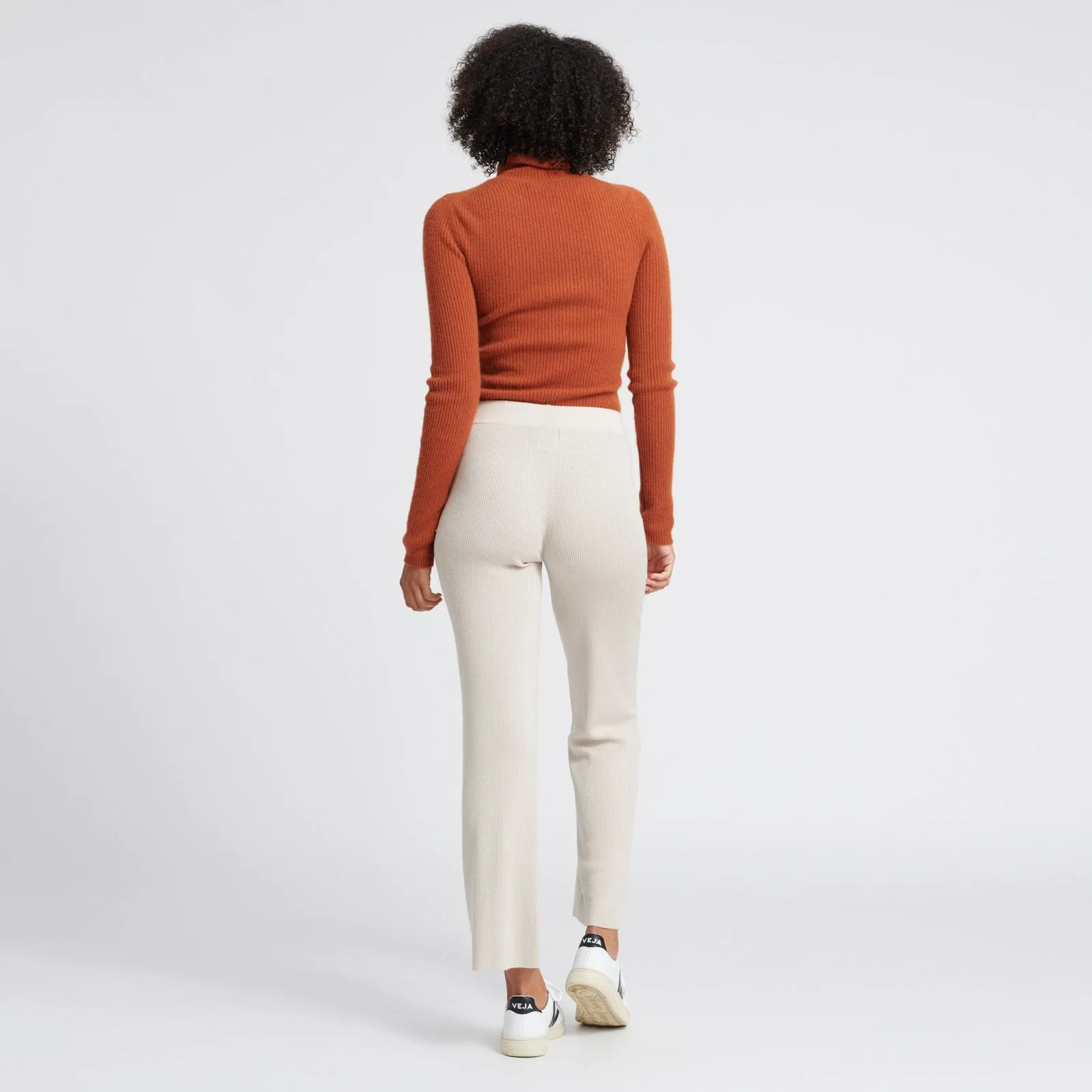 Ribbed Flared Pant