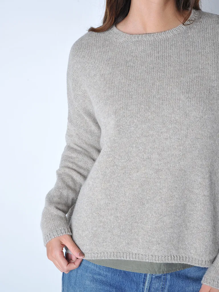 Sand Round Neck Pullover