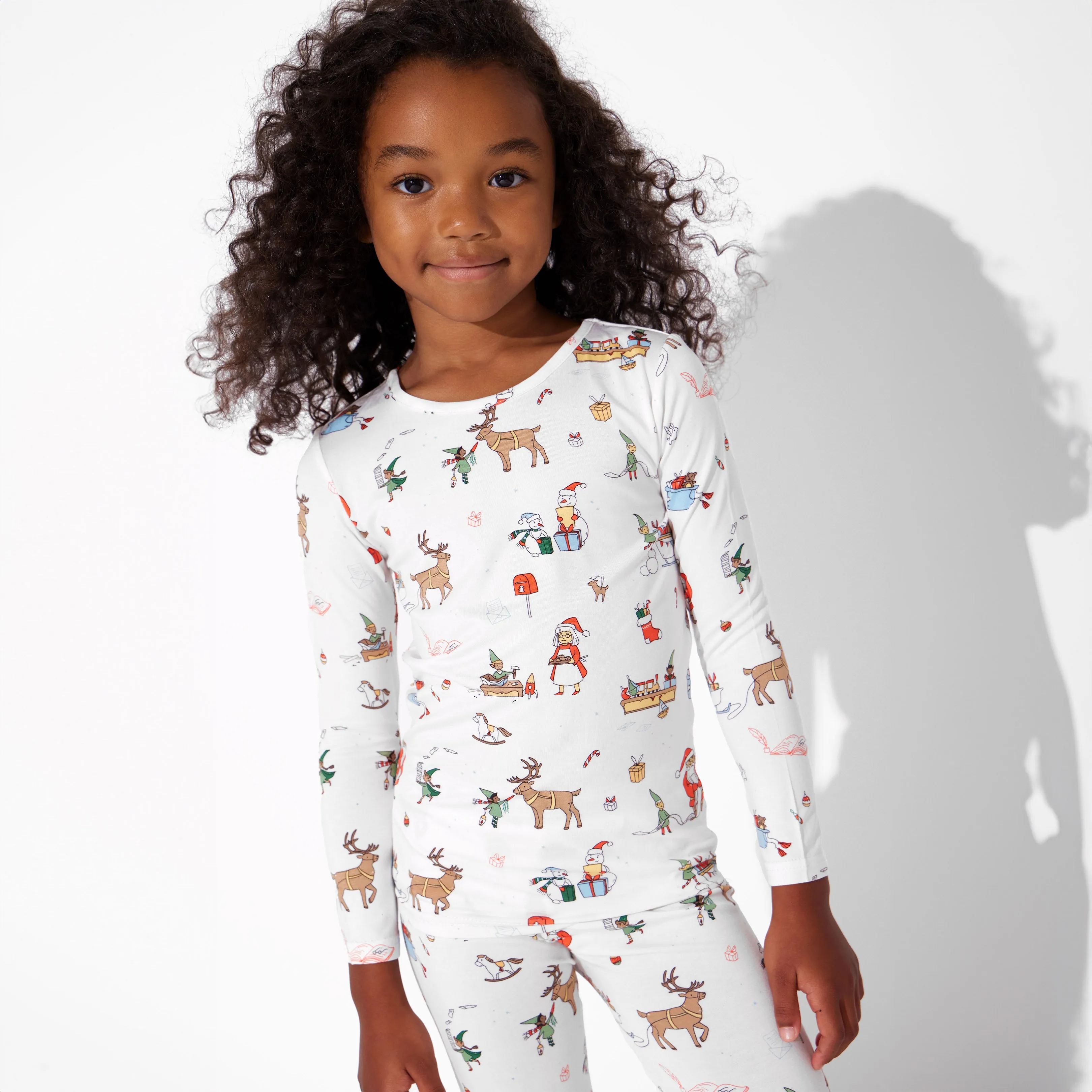 Santa's Workshop Bamboo Kids Pajamas