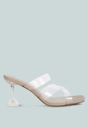 Star Ivy Clear Spool Heeled Sandal By Ruw